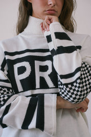 Summit Social Après Mock Neck Sweater in White - product photo 10