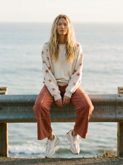 Summit Star Printed Washed Terry Pullover - Westly