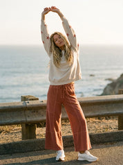 Summit Star Printed Washed Terry Pullover - Westly