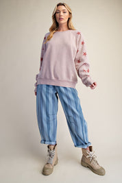 Summit Star Printed Washed Terry Pullover - Westly
