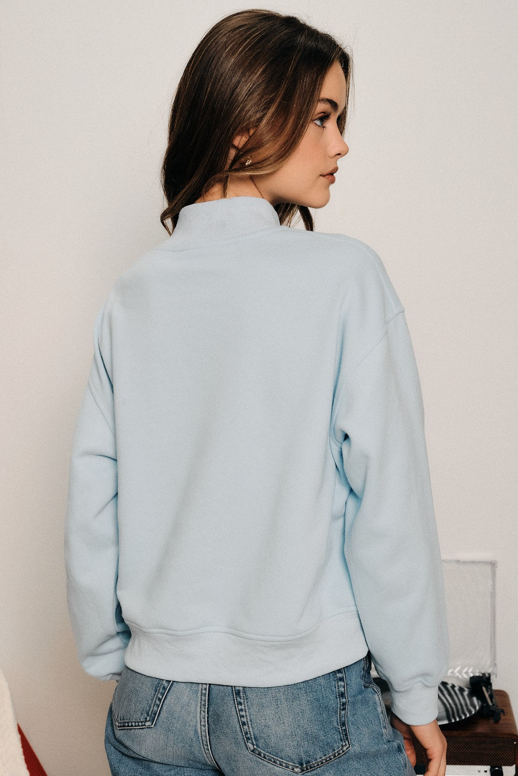 Summitline Ski Embroidered Sweatshirt - Blue