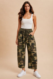 Sun Chaser Barrel Fit Printed Utility Knit Pants - Westly