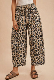 Sun Chaser Barrel Fit Printed Utility Knit Pants - Westly