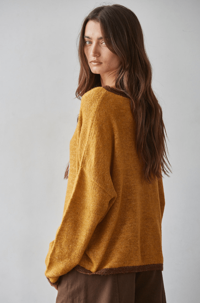 Sun Valley Round Neck Jacquard Sweater - Westly
