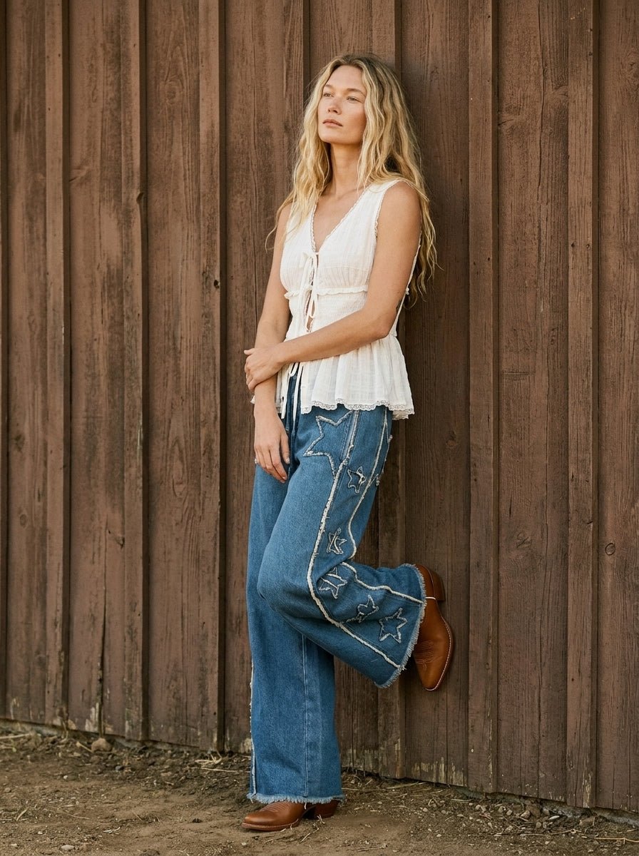 Sunday Lace Peplum Top - Westly
