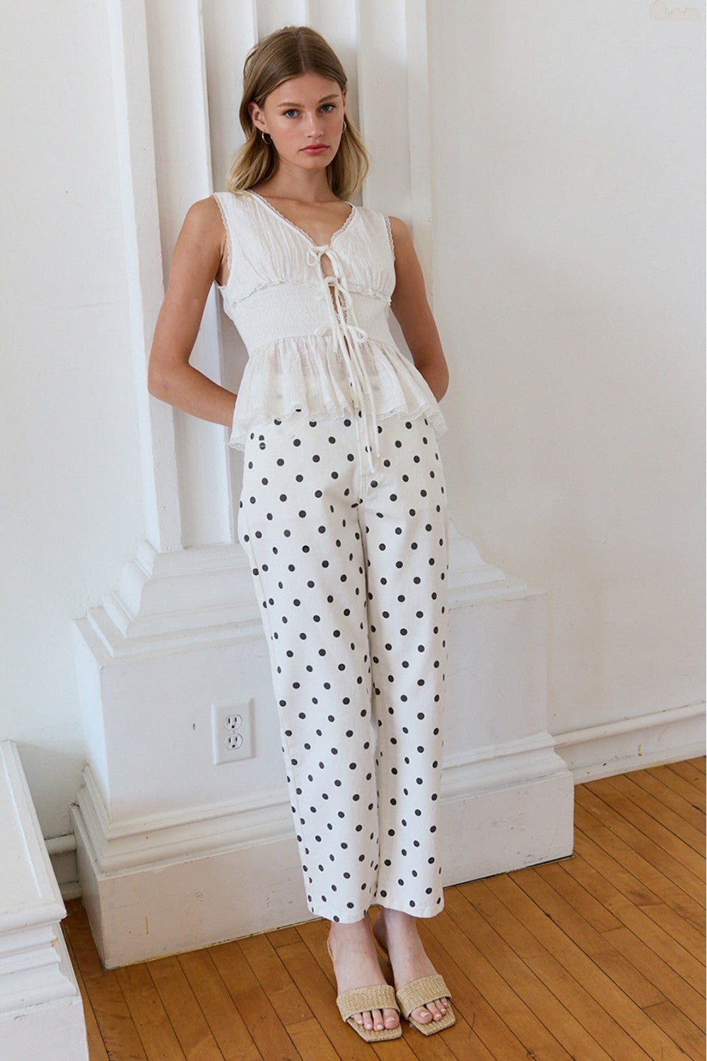 Sunday Lace Peplum Top - Westly