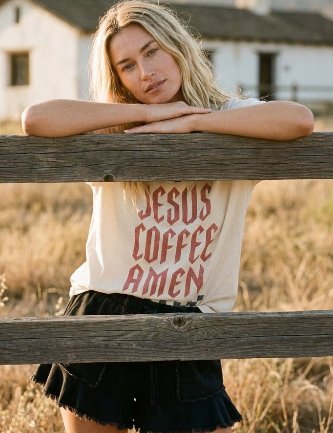 Sunday Ritual Oversized Graphic Tee - Westly