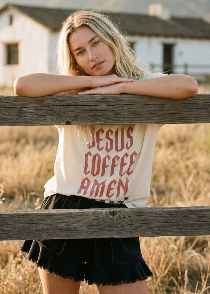 Sunday Ritual Oversized Graphic Tee - Westly
