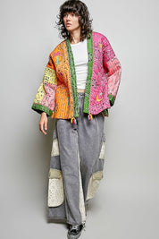 Sundown Quilted Bandana Kimono - Westly