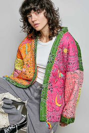 Sundown Quilted Bandana Kimono - Westly