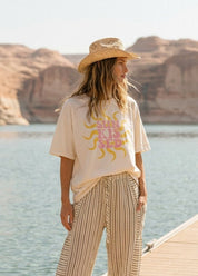Sunkissed Oversized Graphic Tee - Westly