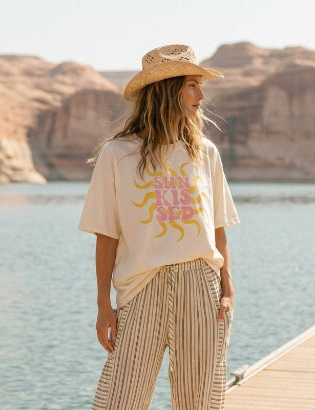 Sunkissed Oversized Graphic Tee - Westly
