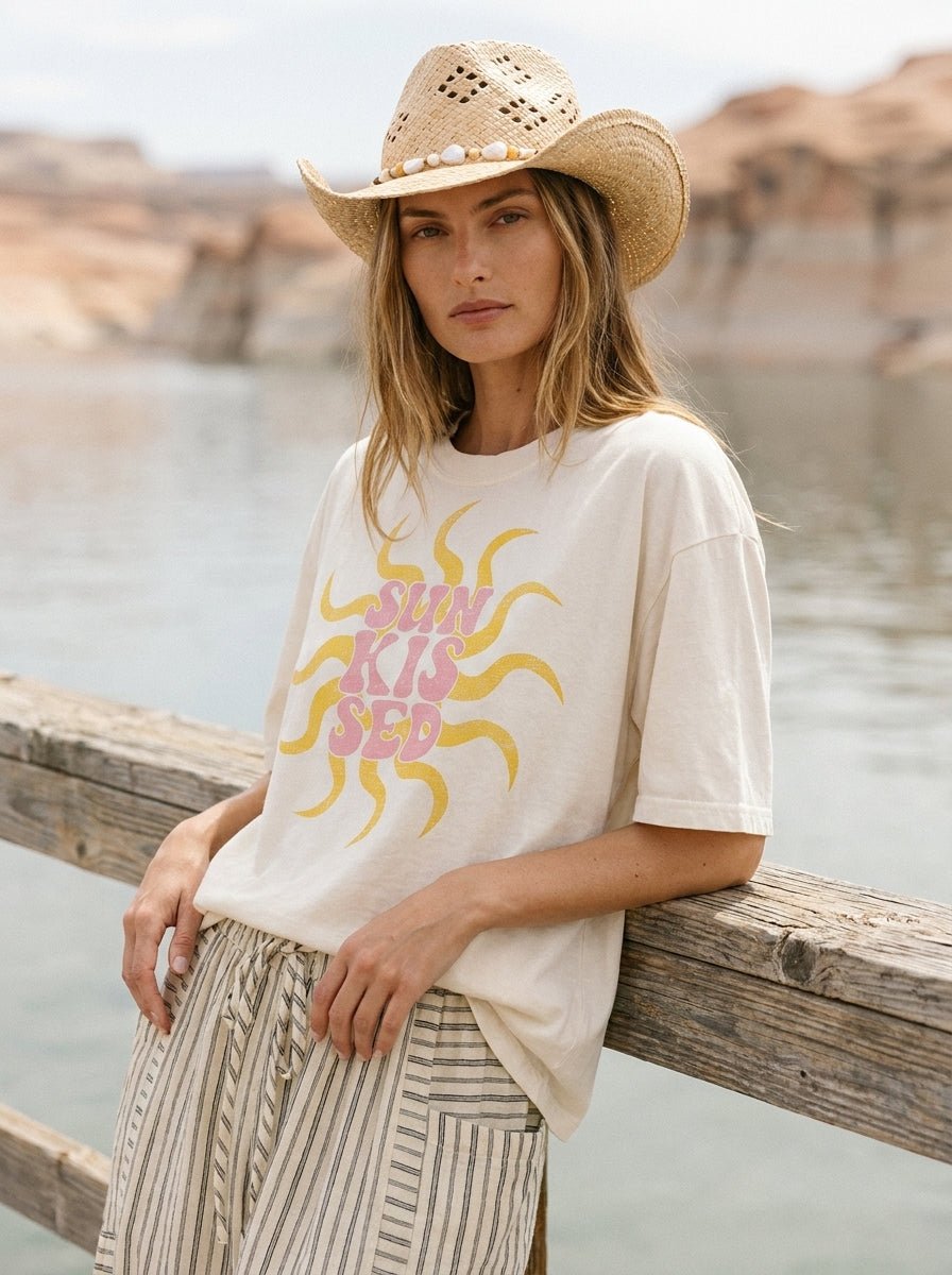 Sunkissed Oversized Graphic Tee - Westly