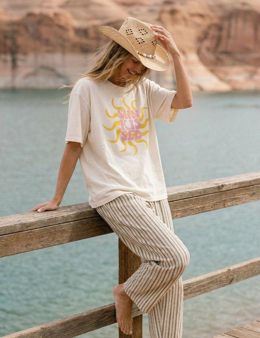 Sunkissed Oversized Graphic Tee - Westly