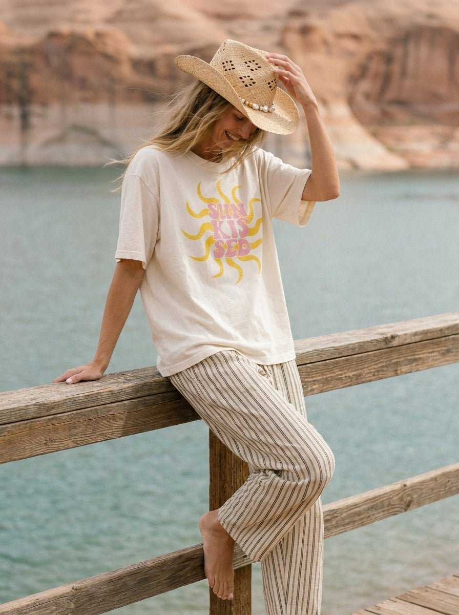 Sunkissed Oversized Graphic Tee - Westly