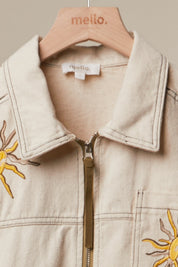 Sunroom Embroidered Utility Jacket - Westly