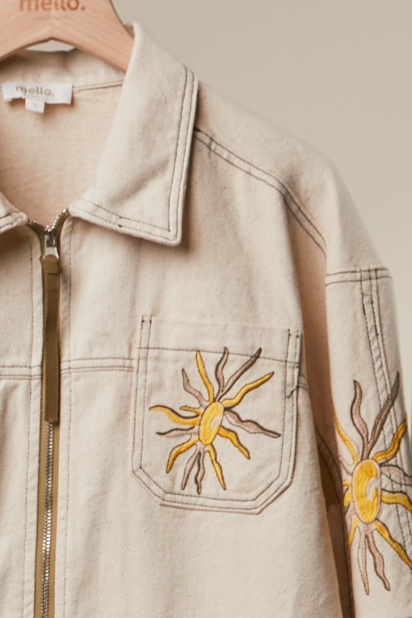 Sunroom Embroidered Utility Jacket - Westly