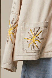 Sunroom Embroidered Utility Jacket - Westly