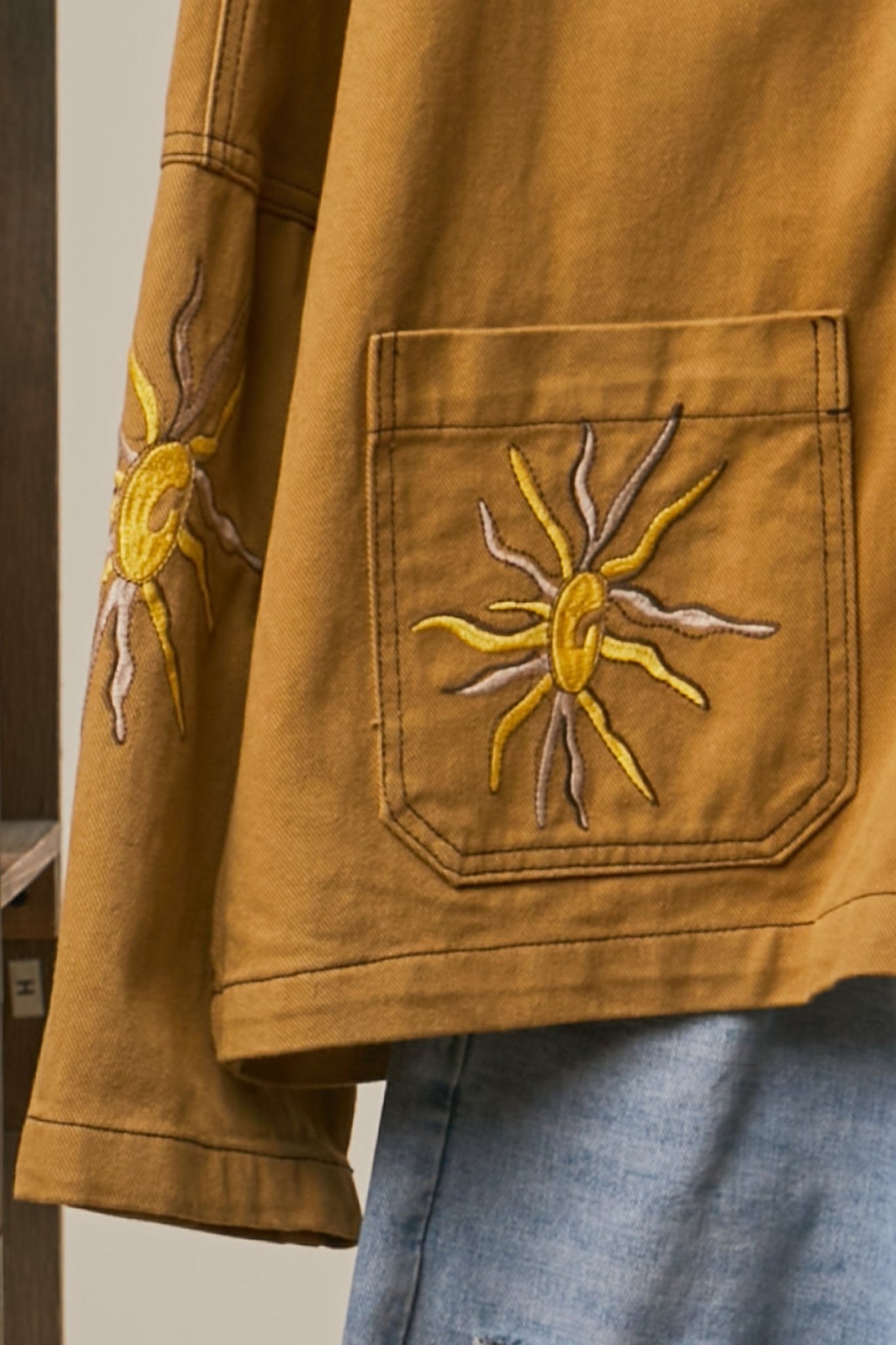Sunroom Embroidered Utility Jacket - Westly