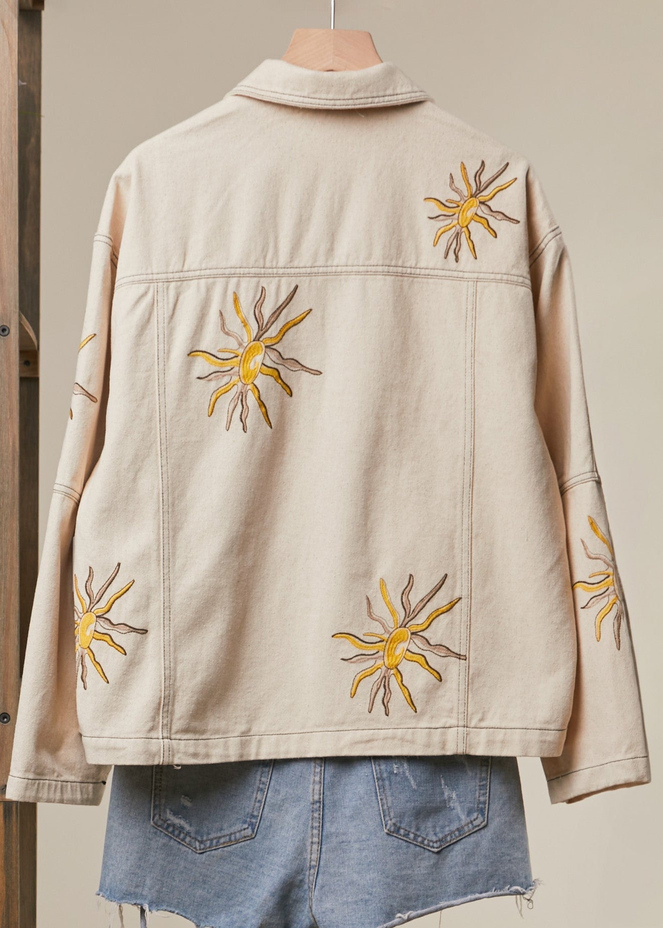 Sunroom Embroidered Utility Jacket - Westly