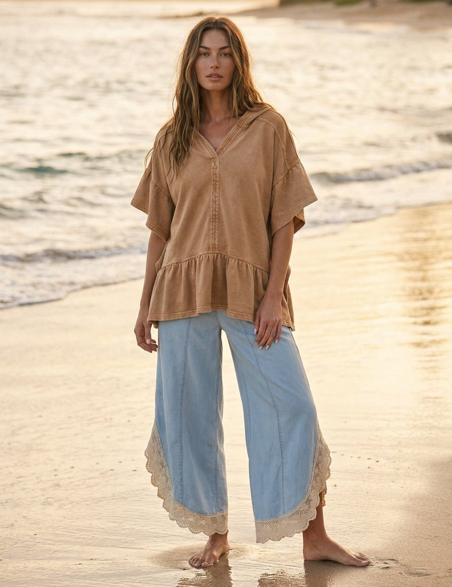 Sunset Cove Terry Pullover - Westly