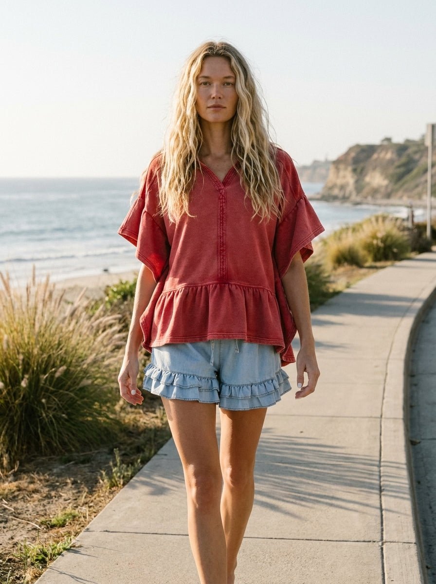 Sunset Cove Terry Pullover - Westly