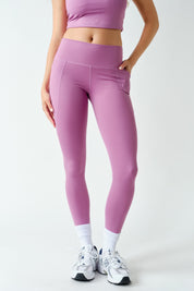 Sure Footed High Rise Sculpt Pocket Leggings in Mulberry, photo 1