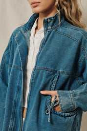 Surveyor Collared Denim Jacket - Westly