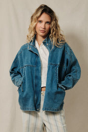 Surveyor Collared Denim Jacket - Westly