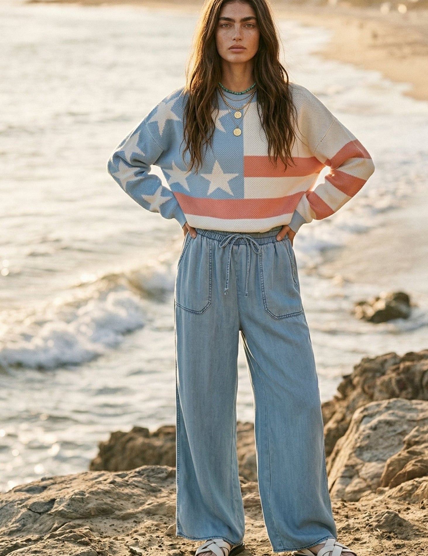 Susan B. Oversized Knit Sweater - Westly