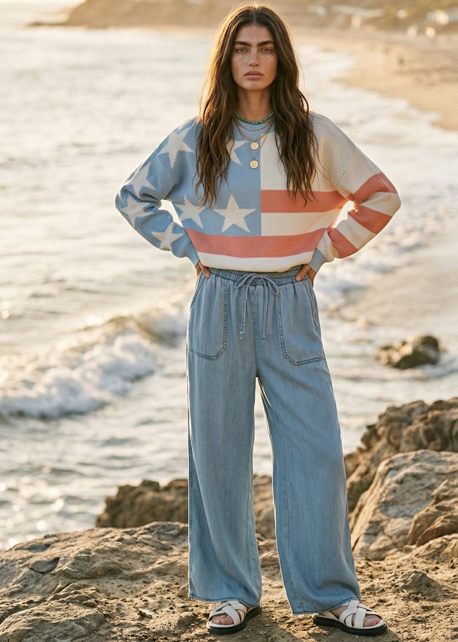 Susan B. Oversized Knit Sweater - Westly