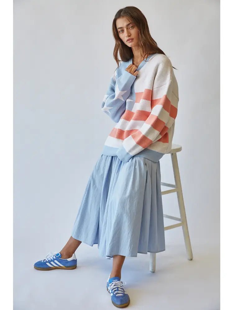 Susan B. Oversized Knit Sweater - Westly