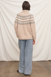 Svalbard Fair Isle Turtleneck Sweater - Westly