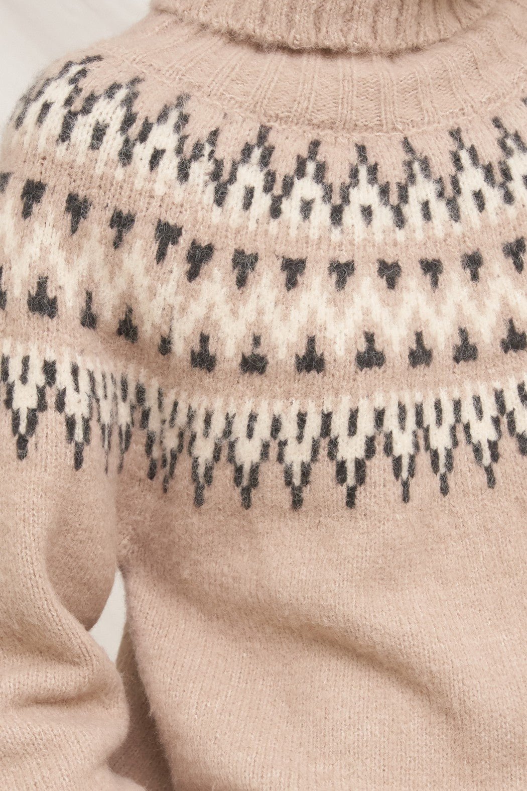 Svalbard Fair Isle Turtleneck Sweater - Westly