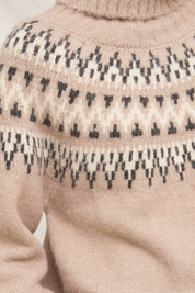 Svalbard Fair Isle Turtleneck Sweater - Westly