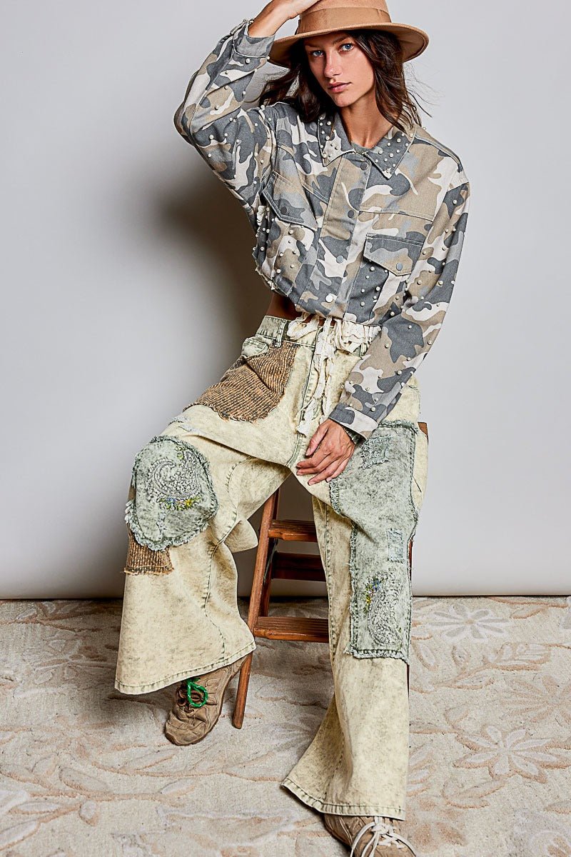 Sweet Surrender Camo Twill Jacket - Westly
