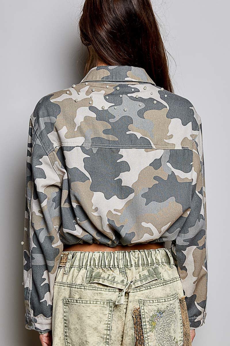 Sweet Surrender Camo Twill Jacket - Westly