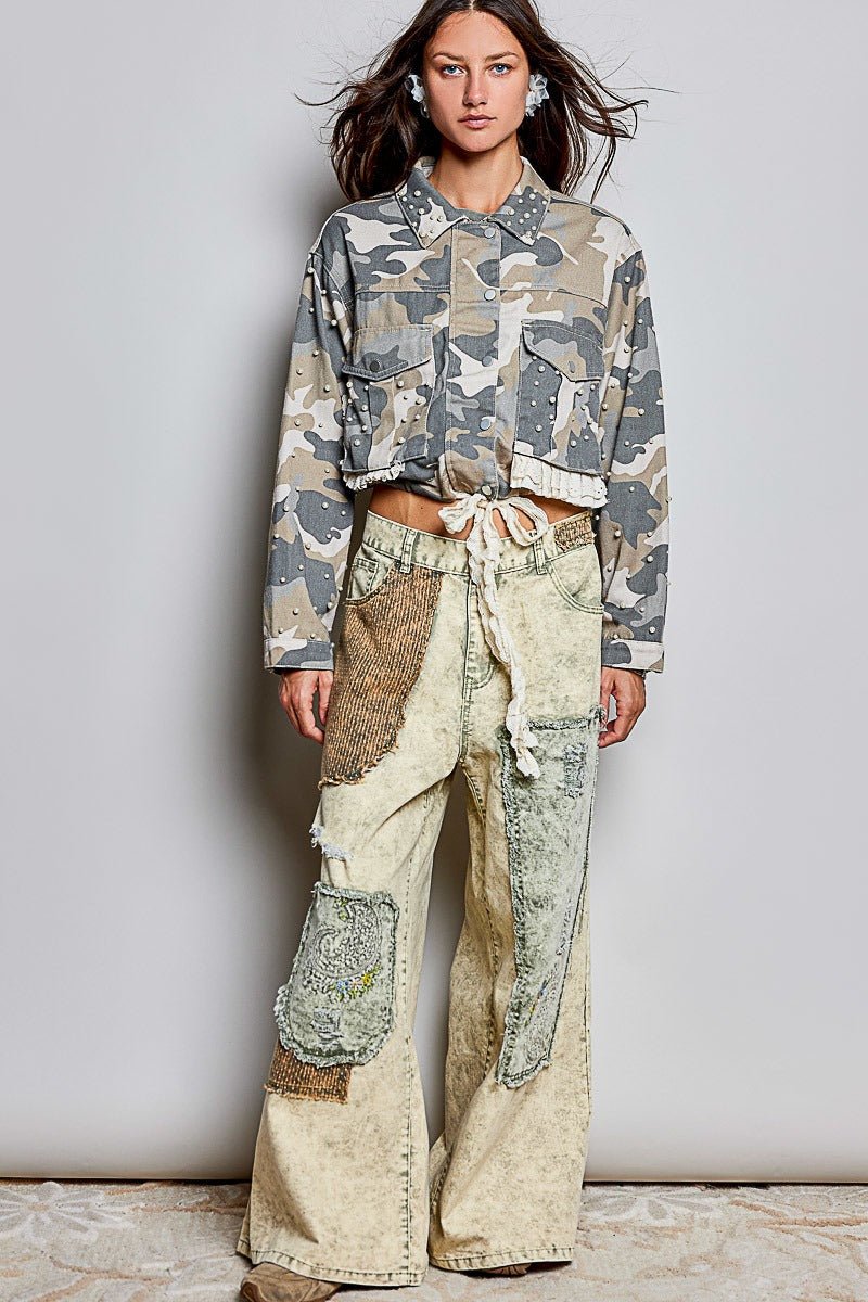 Sweet Surrender Camo Twill Jacket - Westly