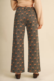 Sweetgrass Floral Wide Leg Cropped Pants - Westly