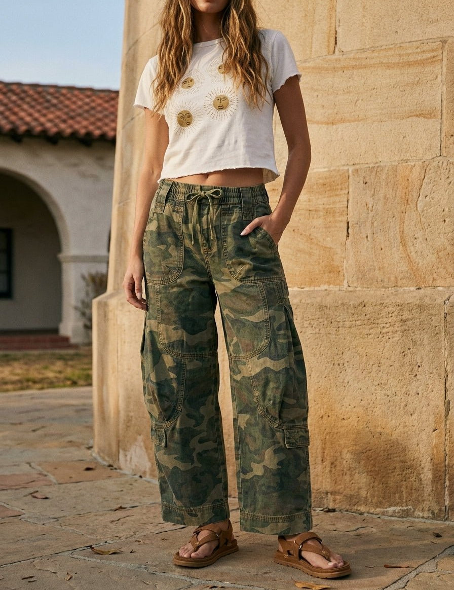 Sydney Camo Ballooner Jogger Pants - Westly