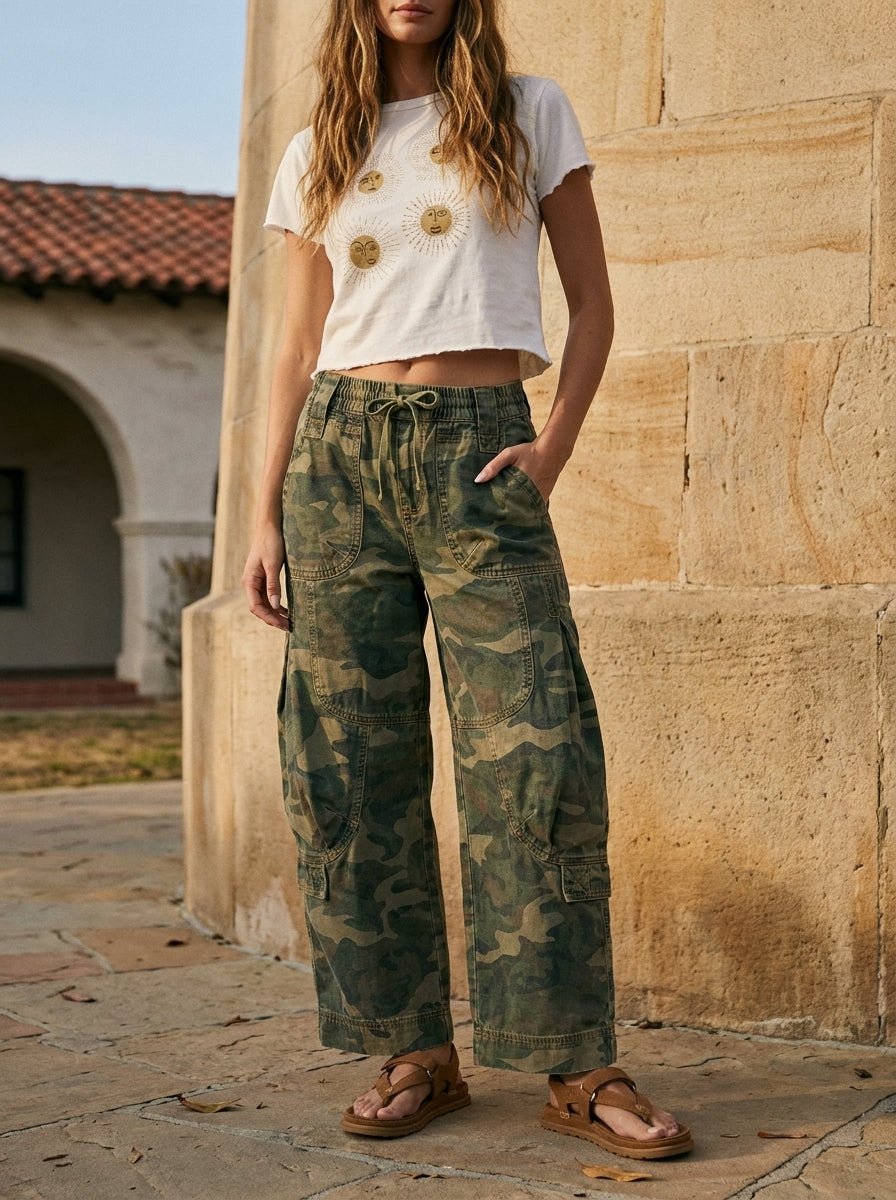 Sydney Camo Ballooner Jogger Pants - Westly