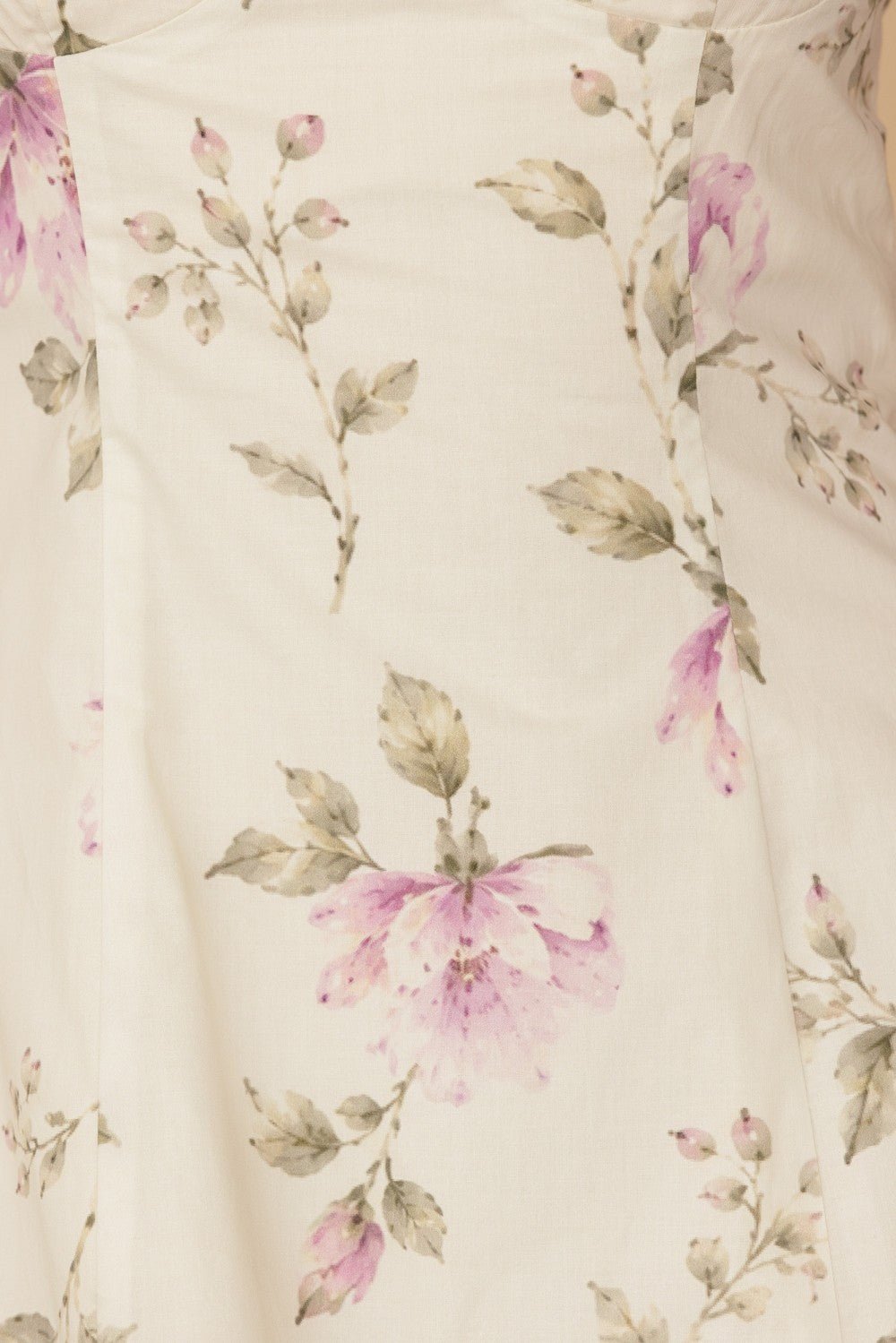Sylvette Floral Sweetheart Midi Dress - Westly