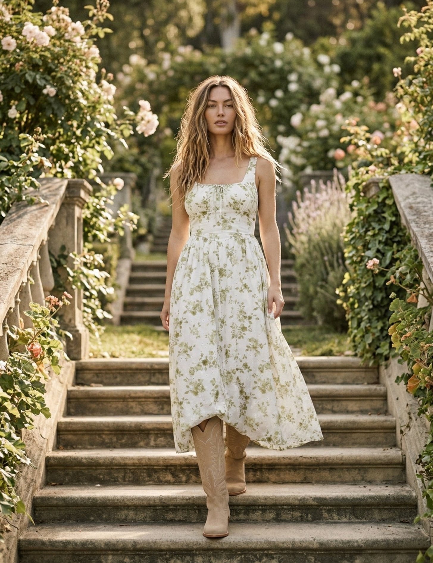 Sylvie Corset Midi Dress - Westly