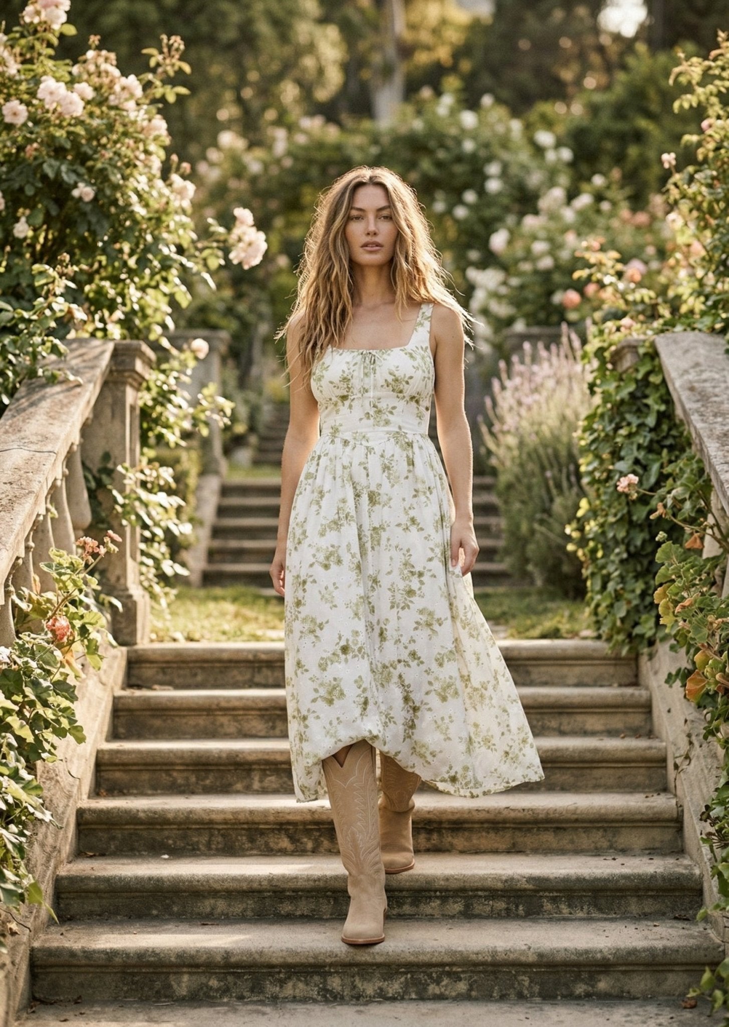 Sylvie Corset Midi Dress - Westly