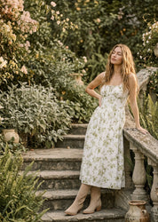 Sylvie Corset Midi Dress - Westly