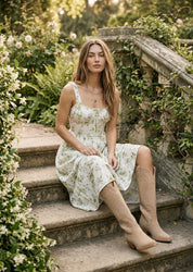 Sylvie Corset Midi Dress - Westly