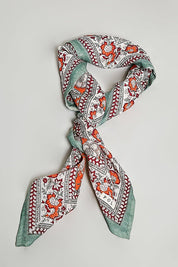 Sylvie Hand Block Print Scarf - Westly