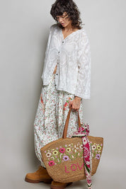 Sylvie Hand Block Print Scarf - Westly