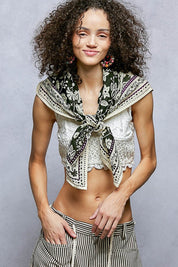 Sylvie Hand Block Print Scarf - Westly