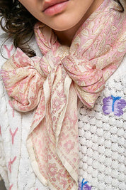 Sylvie Hand Block Print Scarf - Westly